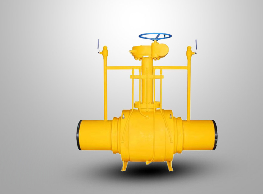 埋地式带袖管双放散焊接球阀Q367F